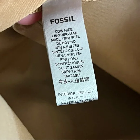 FOSSIL Kingston Carmen Sydney Maddox Stripe Tote Satchel Handbag - Picture 11 of 11